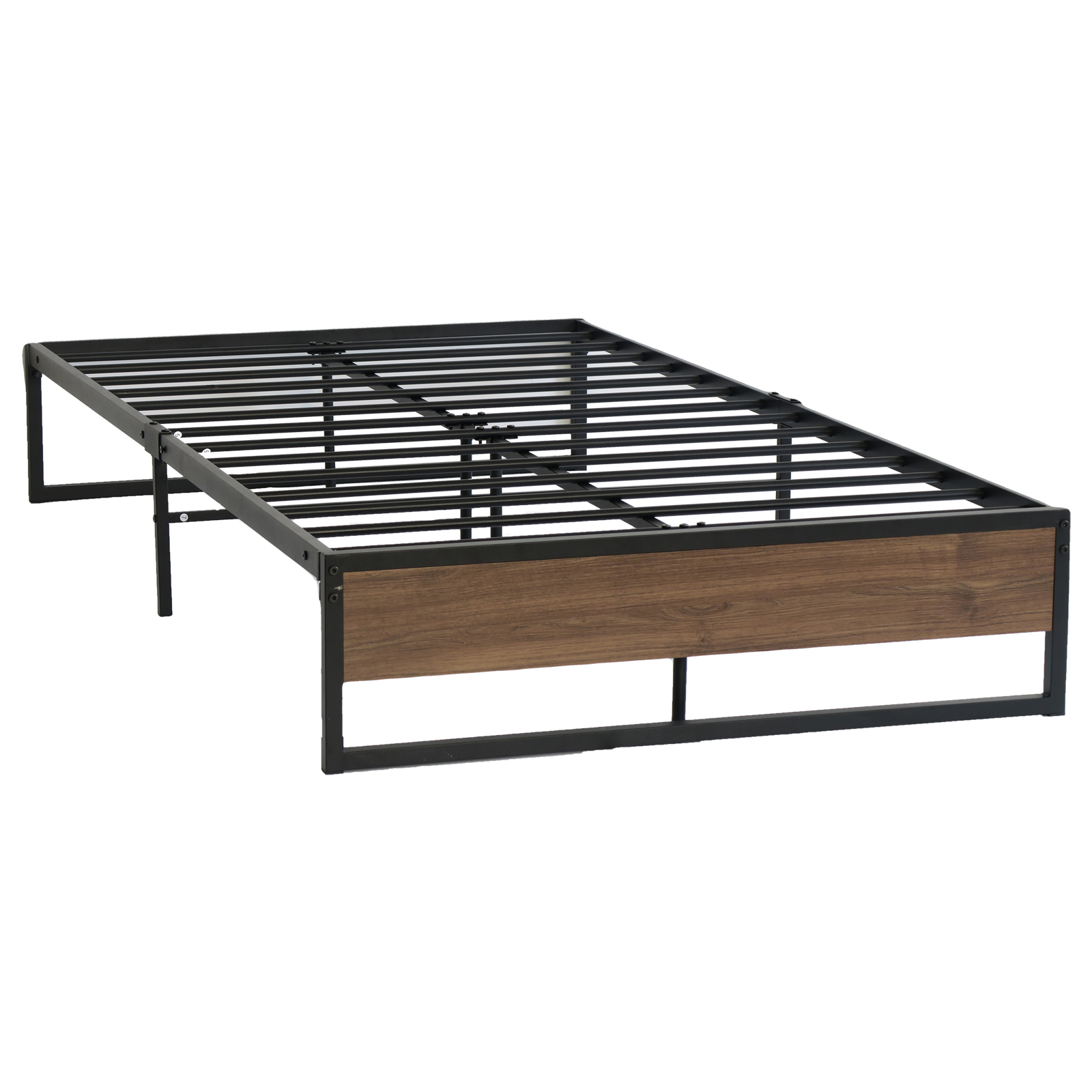 Metal Bed Frame Single Size Mattress, King Bed Platform Base